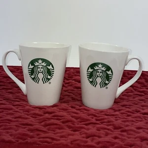 Set of Starbucks Mugs 12 Oz. White 2016 - Picture 1 of 4