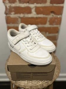 Size 5Y / 6.5 Woman’s - Vintage 2007 Nike Dunk/Vandal Low ‘Triple White’ - Picture 1 of 11