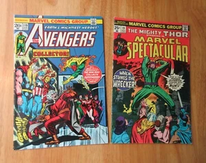Lot of *2* '70s Marvels! AVENGERS #119 (FN++) + MARVEL SPECTACULAR/Thor #19 (FN) - Picture 1 of 8