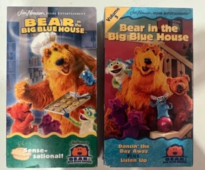 Bear in the Big Blue House 3 VHS Sense-Sational, Dancin’ Away & Potty Time - Picture 1 of 14