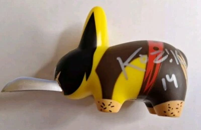 Kidrobot Autografiado por Frank Kozik Marvel Serie 1 MINI Labbit 2.5" WOLVERINE Foto 1 de 4