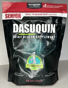 Dasuquin Senior Joint Health Supplement for Small Dogs 84ct Soft Chews-Exp. 1/26 - Picture 1 of 2
