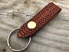 HANDMADE HEAVY DUTY FULL GRAIN LEATHER QUICK RELEASE KEY FOB - MADE IN USA!