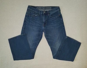 American Eagle Men's 31x30 Relaxed Fit Denim Jeans in Medium Wash - Picture 1 of 9