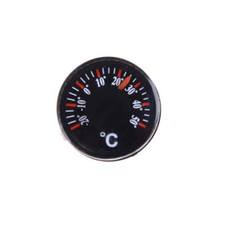 2pcs Diameter 20mm Plastic Round Mini Thermometer Celsius hydrothermograph Pip