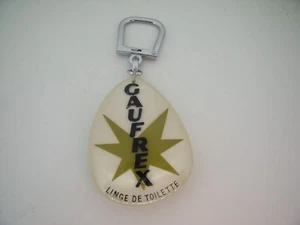 Porte-Clés / KEY RING BOURBON GAUFFREX LINGE DE TOILETTE TISSAGE RAMBERVILLIERS - Picture 1 of 7