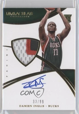 2014-15 Panini Immaculate /99 Damien Inglis #133 Rookie Auto RC - Image 1 of 2