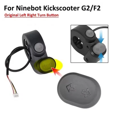 Switch Button For Ninebot MAX G2 F2 PRO Electric Scooter Turn Signal Light Parts
