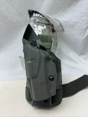 Safariland 6355-283-561 Tactical Drop Leg Holster Glock 19 23 Left OD Olive - Image 1 of 4