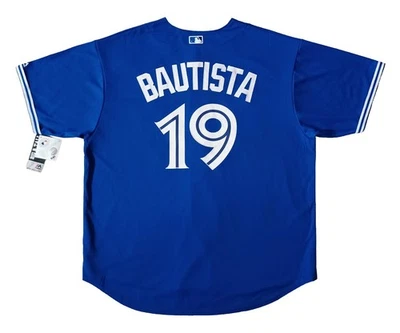 BRAND NEW Toronto Blue Jays JOSE BAUTISTA Baseball Jersey 3XL NWT Blue Majestic - Image 1 of 4