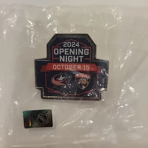 Columbus Blue Jackets 2024 Opening Night Lapel Pin 10/15/24 Florida Panthers - Picture 1 of 1