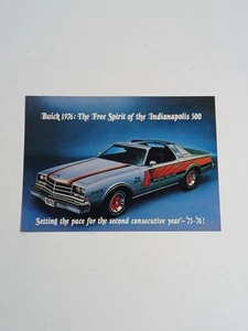 Adesivo auto vintage 1976 Buick The Free Spirit Indianapolis 500 Pace Cars National - Foto 1 di 7