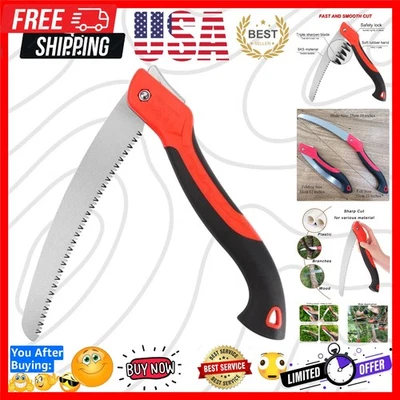 Sierra de mano plegable - Hoja SK5 de 10", perfecta para acampar, jardinería y podar árboles Foto 1 de 4