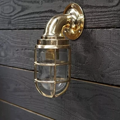 Halloween Sale 🎃 Nautical Vintage Marine Bulkhead Wall Light Antique Ship Light - Image 1 of 4