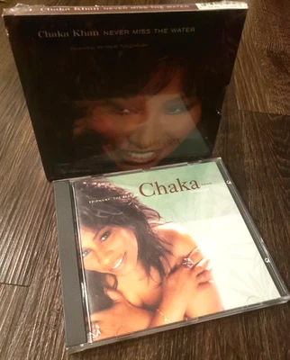 Chaka Khan Never Miss The Water REMIX Single NEW + EPIPHANY The Best Of 2 CD LOT - Image 1 of 4