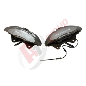 MERCEDES S-CLASS L AMG LINE W222 13-17 SET OF FRONT BRAKE CALIPERS - Picture 1 of 15