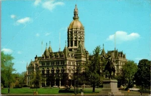STATE CAPITOL BUILDING Hartford, Connecticut CT Postcard - Picture 1 of 2