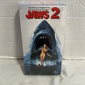 Jaws 2 (VHS, 1998) Factory Sealed with Universal Watermark Rare - Picture 1 of 2