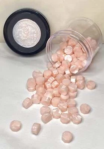 100 Stück Rosa Perlen Siegelwachsperlen - Bild 1 von 3