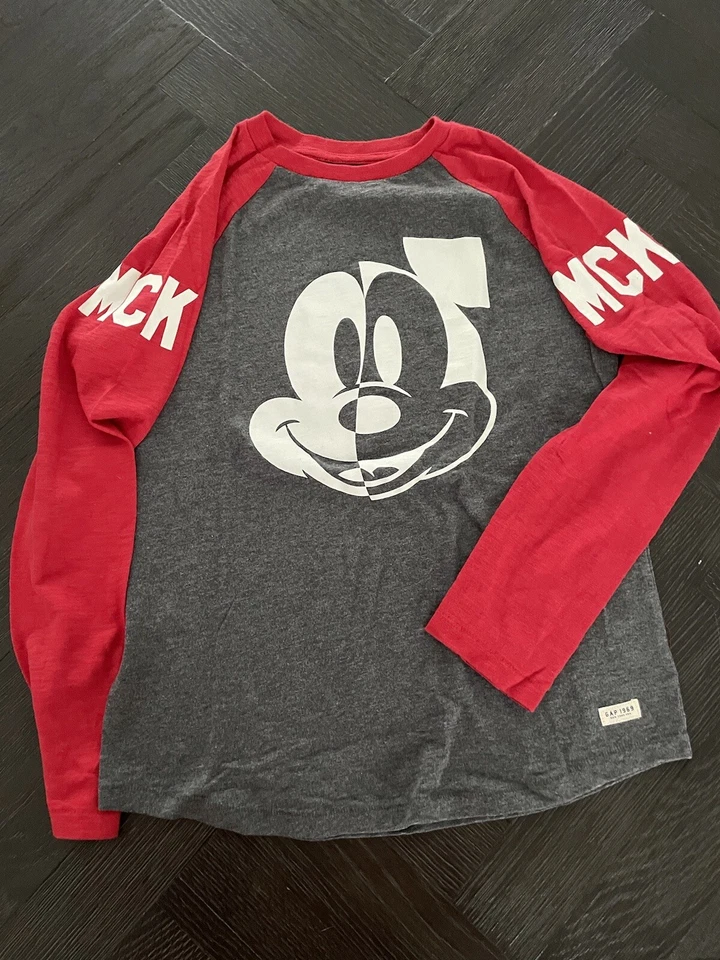 Gap  Mickey Mickey Mouse Boys shirt Sz 12 - Image 1 of 4
