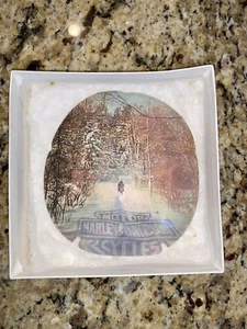 Harley Davidson Beach Seashell Sand Dollar Souvenir Ornament Trinket RARE - Picture 1 of 4