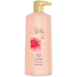 Caress Body Wash, Daily Silk White Peach and Silky Orange Blossom, 25.4 Ounce - Picture 1 of 12