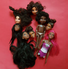 African American AA Hispanic Doll Head Lot 1990 BARBIE Asha Angel DISNEY Encanto