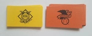 Monopoly MAJOR LEAGUE BASEBALL Board Game Replacement 30 American National CARDS - Picture 1 of 2