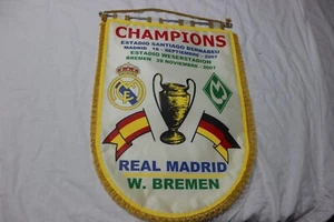 Wimpel Grande Alte Spiel Champions League Real Madrid Und Werder Bremen - Bild 1 von 1