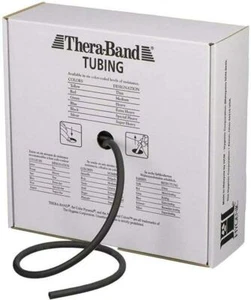 TheraBand Tubing ~ Black ~ Exercise Special Heavy Resistance Tube ~ 100 ft Roll - Picture 1 of 3