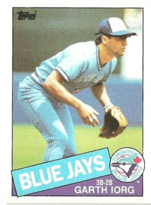 Garth Iorg Toronto Blue Jays #168 - Topps casi nuevo-como nuevo 1985 - Imagen 1 de 2