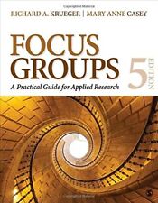 Focus Groups: una Guida Pratica per Applicato Ricerca Di Casey, Mary Anne,