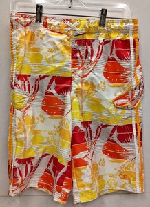 OP Orange and Blue Swim Trunks Knee Length  Boys/Youth Size L (10-12) - Picture 1 of 6