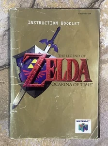 Legend of Zelda: Ocarina of Time Folleto de instrucciones - Nintendo 64 *AUTÉNTICO* - Imagen 1 de 4