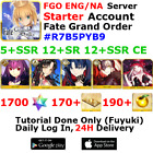 [ENG/NA][INST] FGO / Fate Grand Order Konto startowe 5+SSR 170+Tix 1720+SQ