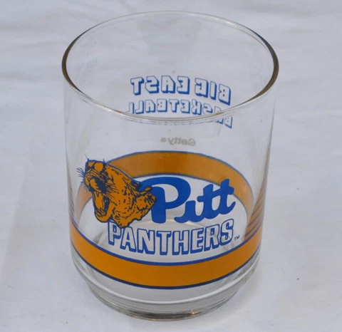 PITT PANTHERS UNIVERSITY OF PITTSBURGH GETTY SHORT GLASS BIG EAST BASKETBALL Cover