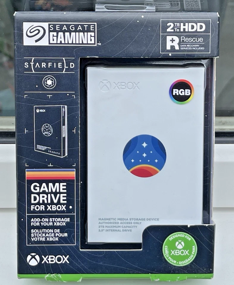 Seagate Starfield Special Edition 2TB Game Drive for Microsoft Xbox One/Series X/S