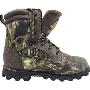 Rocky Bear Claw Boots 1000G Thinsulate Camo Hunting Boots Mens 6 Waterproof - Picture 1 of 16