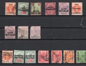 Bechuanaland stamps Victoria - George V with overprints. - Picture 1 of 1