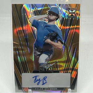 2024 Hoja Metal Oro Lava 1/1 Tyler Bremner BATB2 Auto #2 Elige Los Angeles Angel - Imagen 1 de 3
