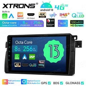 For BMW 3 Series E46 9" Android 13 8+256GB Car GPS Radio Stereo Car Play DAB+ 4G - Picture 1 of 23
