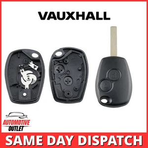 KIT RIPARAZIONE GUSCIO CUSTODIA PORTACHIAVI FURGONE TELECOMANDO 2 PULSANTI PER VAUXHALL VIVARO B MOVANO - Foto 1 di 8