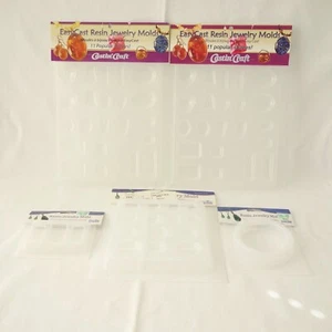 Juego de moldes de joyería de resina EasyCast y Deep Flex 5 moldes 17 formas populares reutilizables - Imagen 1 de 6
