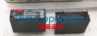 5 PCS NEW G5T-1A 24VDC small 24V 5A 4-pin diagonal power Omron relay - Image 1 of 3