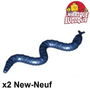 Lego 2X Animal Serpent Snake Dark Blue 30115 New - Picture 1 of 1