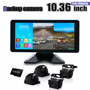 10.36" Backup Camera w/DVR Recording Music Video Playback Avoid Blind for RV - Bild 1 von 9