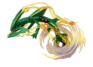Pokemon Action Figur Mega Rayquaza Collection Swirling 3 inch 2015 Deluxe RAR - Bild 1 von 6