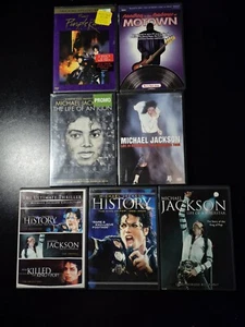 7 Dvds 5 Michael Jackson (1 Unopened) 1 Motown 1 Prince (Unopened) - Bild 1 von 17