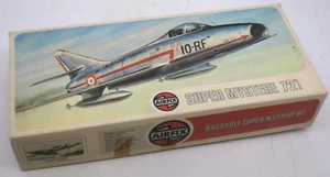 Vintage Airfix 1/72 Dassault Super Mystere Model Kit - Picture 1 of 6