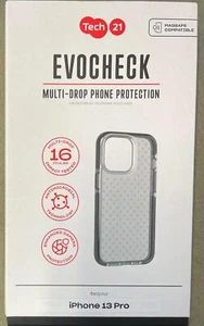 Tech21 Evo Check iPhone 13 Pro -Ultra-Protective Case 16ft Multi-Drop Protection - Picture 1 of 1